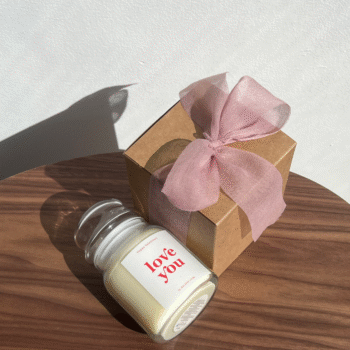 love you candle